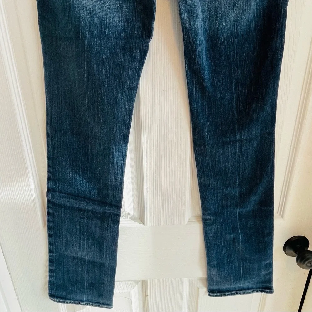 7 For All Mankind Dark Blue Women's Jeans Size 28 Straight Classic Capsule Denim - Picture 8 of 10